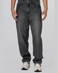 Baggy Silhouette Denim Pant - Black - LOADED