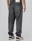 Baggy Silhouette Denim Pant - Black - LOADED
