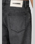 Baggy Silhouette Denim Pant - Black - LOADED
