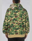 Bape Art Camo Shark Hoodie - Green - LOADED