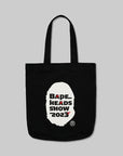 Bape Head Show Souvenir Tote Bag - Black - LOADED