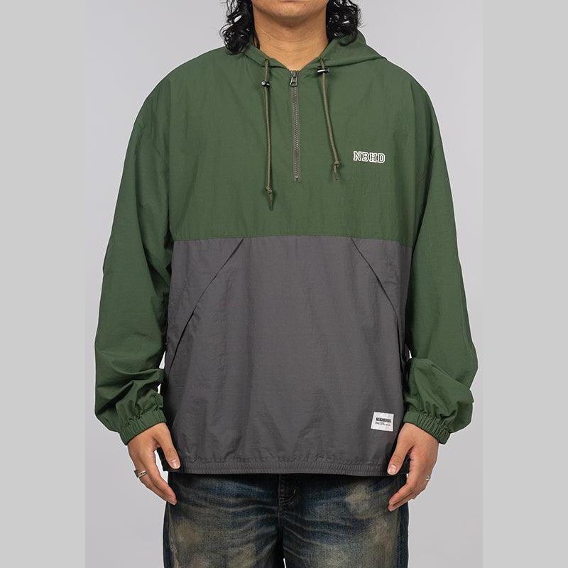 Bicolor Anorak Jacket - Green – LOADED