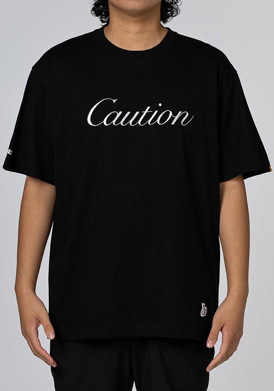 Caution T-Shirt - Black - LOADED