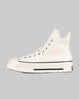 Chuck 70 De Luxe Squared Hi - Egret/Egret - LOADED