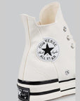 Chuck 70 Plus Hi - Egret/Black - LOADED