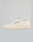 Club C 85 Vintage - Chalk/Green - LOADED