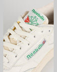 Club C 85 Vintage - Chalk/Green - LOADED