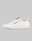 Club C 85 Vintage - White/Chalk/Red - LOADED
