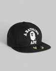 College New Era 59Fifty Low Profile Cap - Black