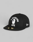 College New Era 59Fifty Low Profile Cap - Black