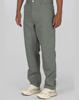 Double Knee Pant - Smoke Green Rinsed - LOADED