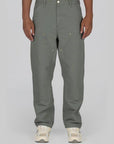 Double Knee Pant - Smoke Green Rinsed - LOADED