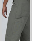 Double Knee Pant - Smoke Green Rinsed - LOADED