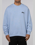 Fuzzy Dice Fleece Crew - Pigment Powder Blue - LOADED