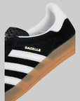 Gazelle Indoor - Black/White/Gum - LOADED