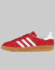 Gazelle indoor - Scarlet/White/Gum - LOADED