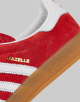 Gazelle indoor - Scarlet/White/Gum - LOADED