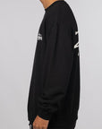 Graffiti LCB Fleece Crew - Black - LOADED