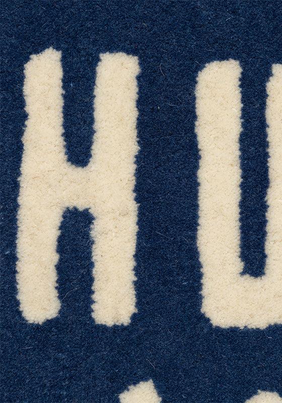 Heart Rug Medium - Navy – LOADED