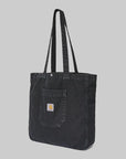 Garrison Tote - Black Stone Dyed