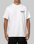 Less Troubles T-Shirt - White/Black