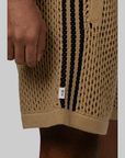 X CLOT By Edison Chen Crochet Short - Beige - LAST PAIR