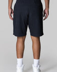 Life Pleated Chino Short - Black/White - LOADED