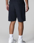 Life Pleated Chino Short - Black/White - LOADED