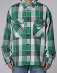 LR Cotton Plaid Shirt - Green - LOADED
