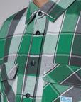 LR Cotton Plaid Shirt - Green - LOADED