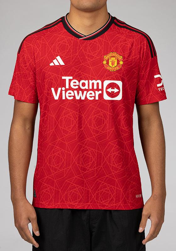 Men's adidas Red Manchester United 2021/22 Home Authentic Jersey