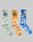 Men's Old Skool Tiedye Sock 3 Pack - Multi - LOADED