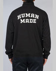 Military Half-Zip Sweatshirt - Black - LOADED