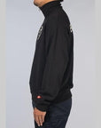 Military Half-Zip Sweatshirt - Black - LOADED