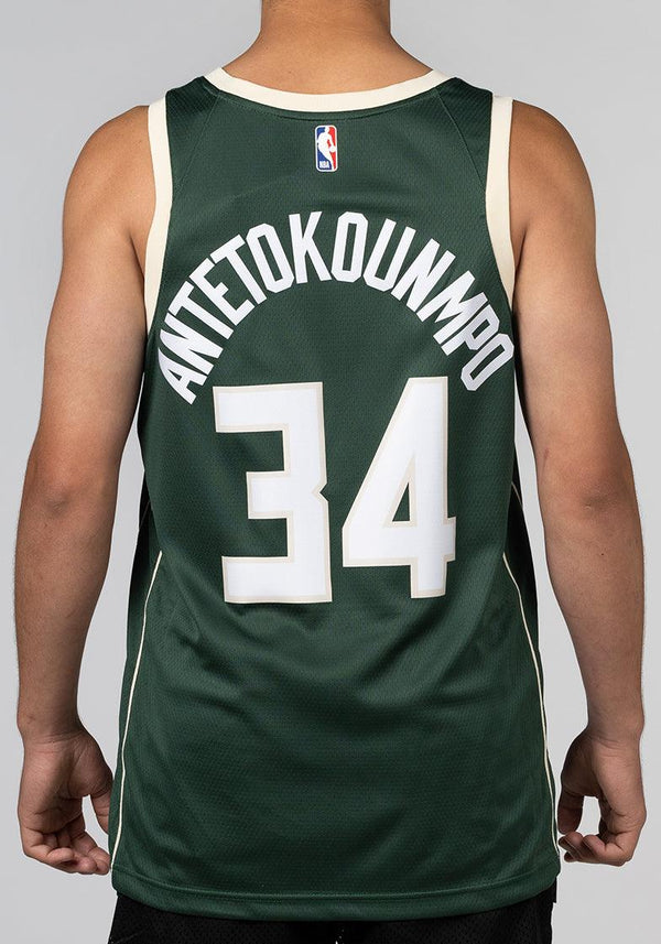 Giannis Antetokounmpo Milwaukee Bucks 2023 Icon Edition Youth NBA Swingman  Jersey