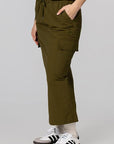 Nylon Cargo Midi Skirt - Flight Green - LOADED