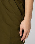 Nylon Cargo Midi Skirt - Flight Green - LOADED