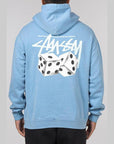 Pair of Dice Fleece Hoodie - Pigment Navy Blue - LOADED
