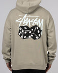 Pair Of Dice Fleece Hoodie - Pigment Olive - LOADED