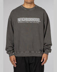 Pigment Dyed Sweatshirt - Black - LOADED