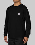 Pocket Long Sleeve - Black/Black - LOADED
