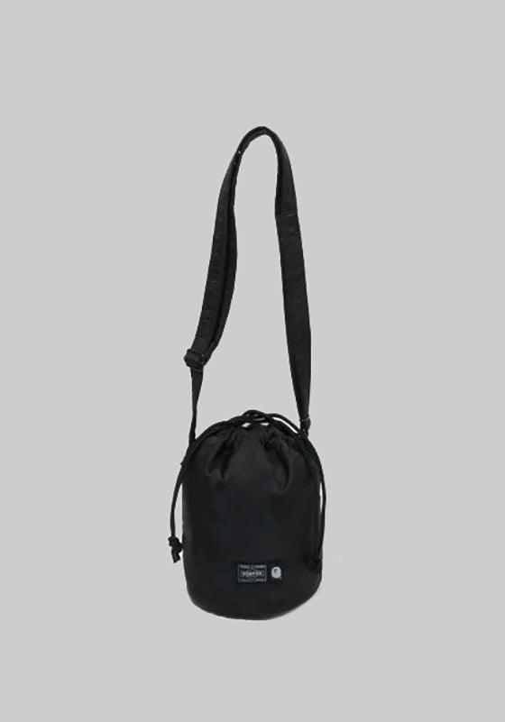 Porter Solid Camo Drawstring Bag - Black - LOADED