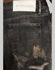 Savage Denim DP Wide Pant - Black - LOADED