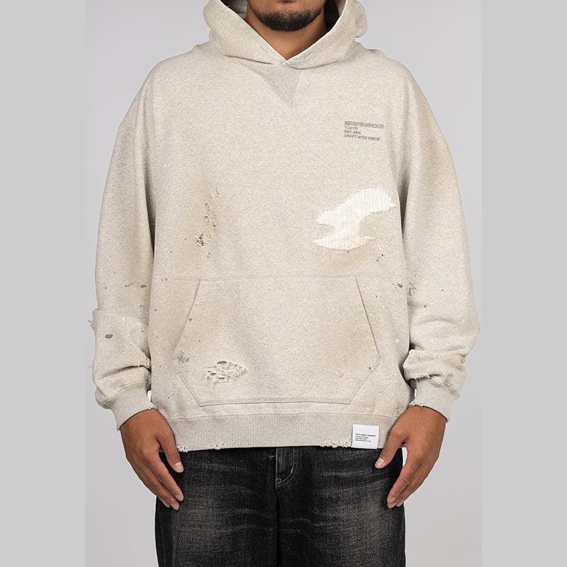 Savage Sweat Parka Long Sleeve Oatmeal