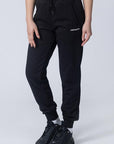 Script Embroidery Sweat Pant - Black - LOADED