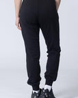 Script Embroidery Sweat Pant - Black - LOADED