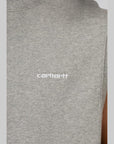 Script Vest Sweat - Grey Heather/White - LOADED