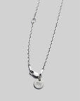 Silver Triple Top Necklace - Silver - LOADED