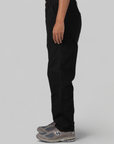 Single Knee Pant - Black Rinsed