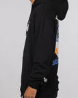 Test Strike Fleece Hoodie - Pigment Black - LOADED